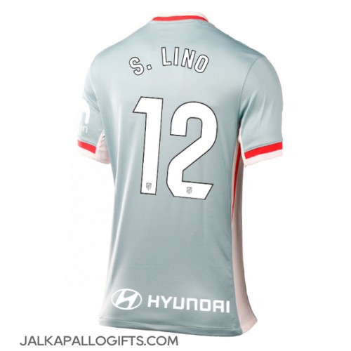 Atletico Madrid Samuel Lino #12 Vieraspaita Naiset 2024-25 Lyhythihainen